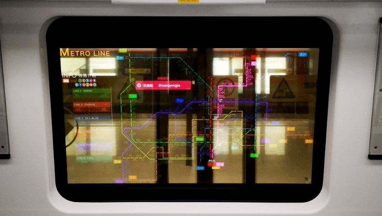 透明OLED屏！扒一扒深圳地铁的“智慧车窗”