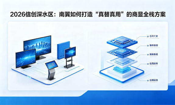 2026信创深水区：南翼如何打造“真替真用”的商显全栈方案？